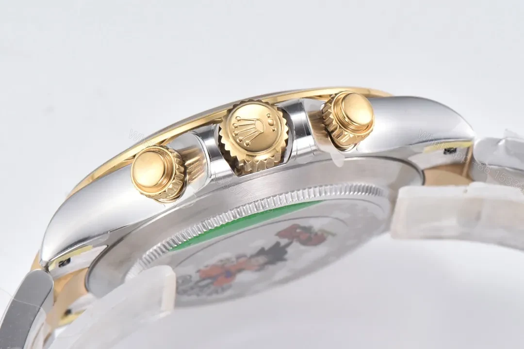View 8 of DJ Factory Clean Factory Clean Rolex Daytona Gold & Silver Watch