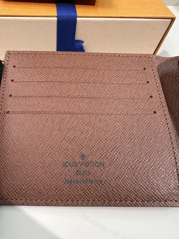 View 8 of Monogram Leather Wallet: Classic Louis Vuitton Bi-Fold, Slim Profile