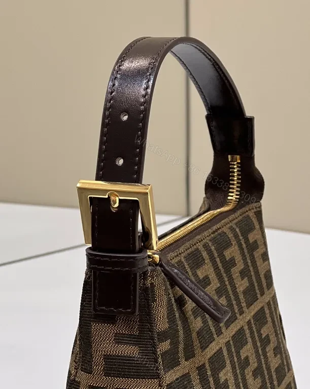 View 8 of Compact Luxury Fendi-Style Patterned Mini Bag