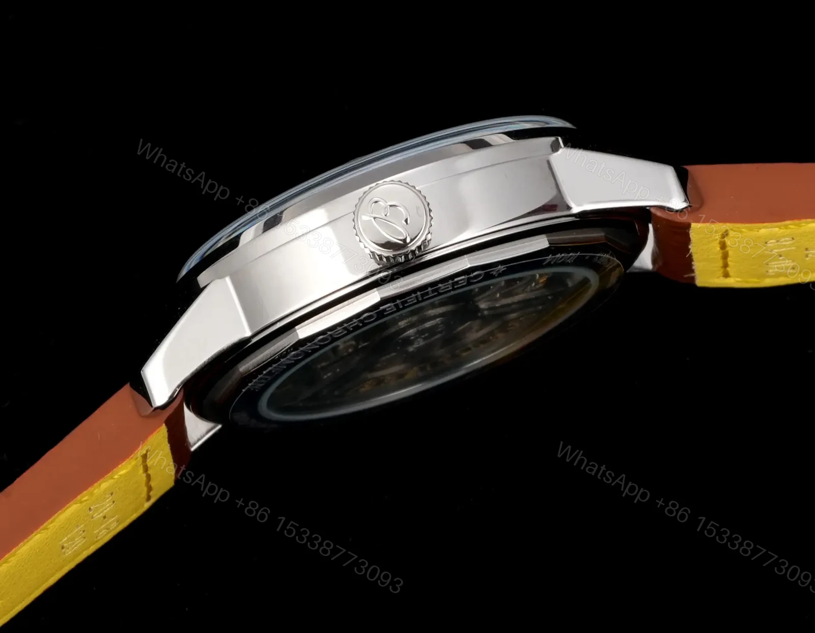 View 6 of Breitling Top Time B31 White Replica Leather Strap 38MM Premium AB3113281A1X1