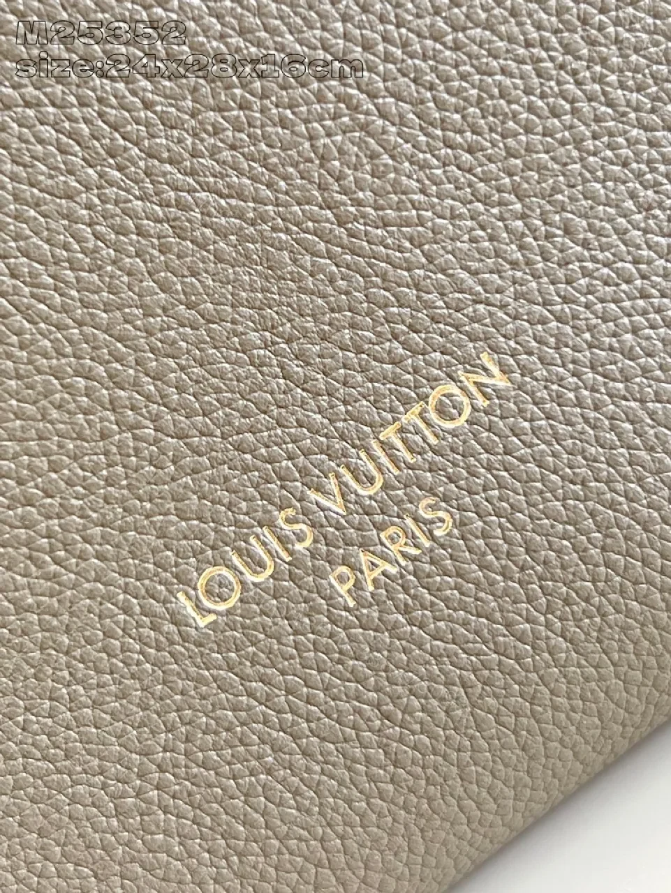 View 5 of Minimalist Structured Tote: Quiet Luxury, Pebble Leather Bag