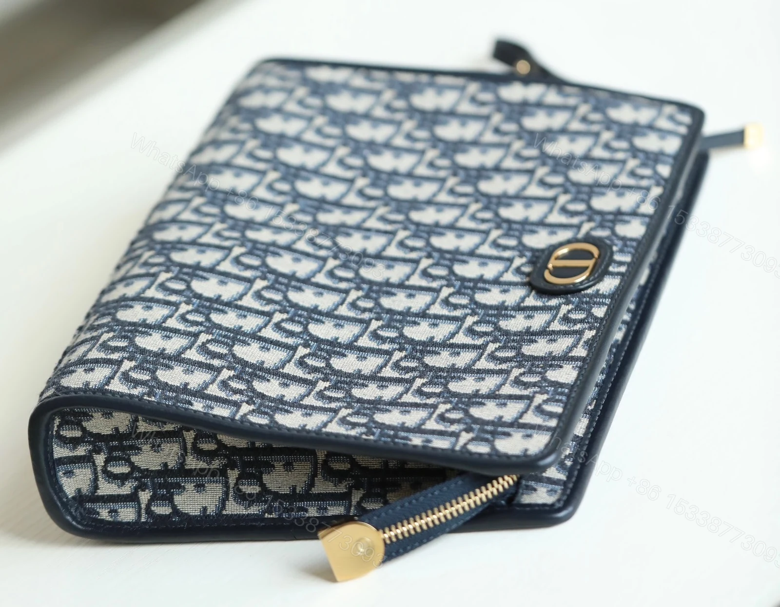 View 4 of Clutch Dior 30 Montaigne Pouch Canvas Siêu Cấp 26cm