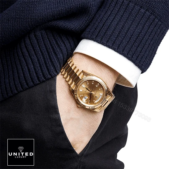 View 7 of Rolex Presidential Yellow Gold 228238-0003 Replica