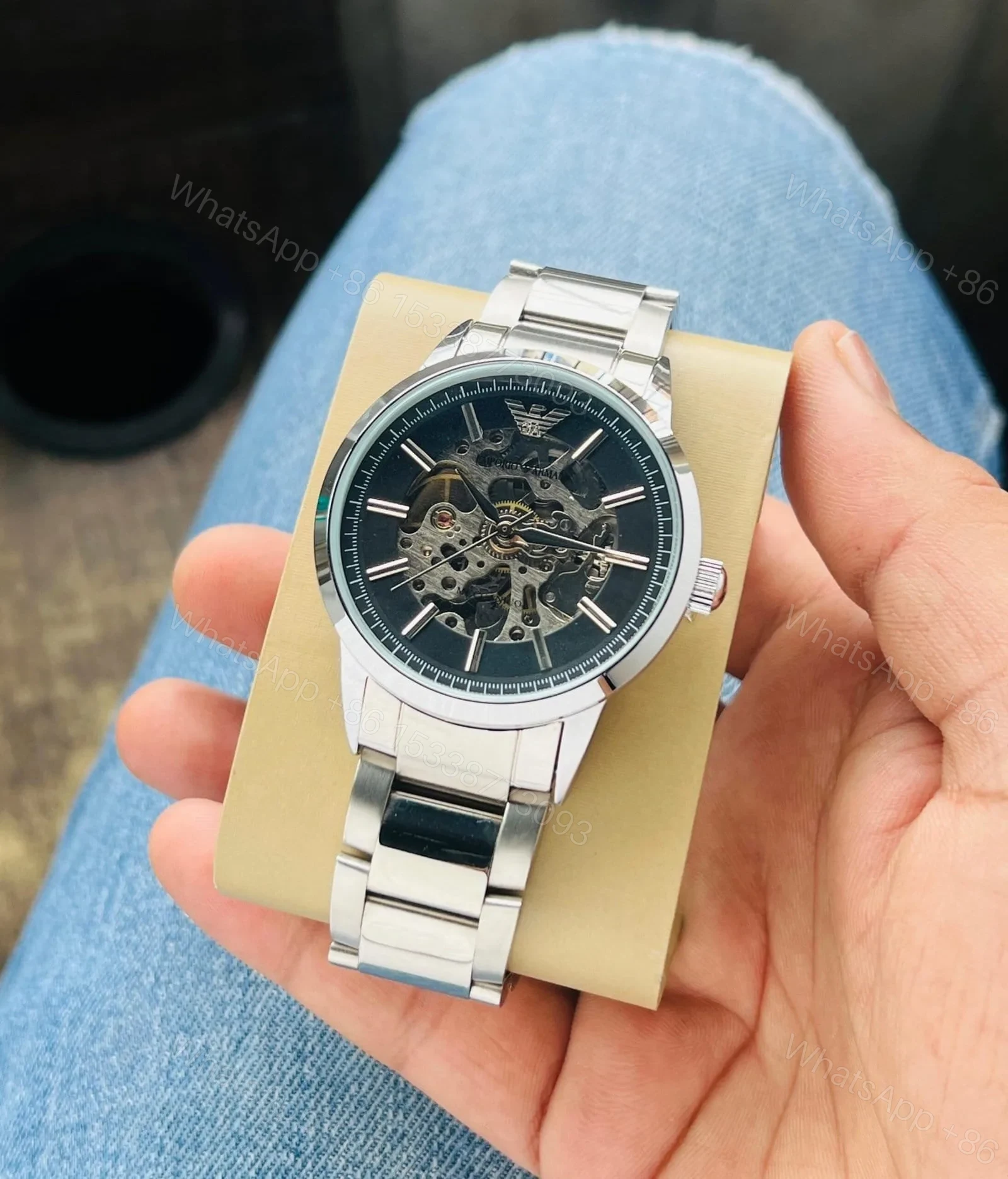 View 2 of Emporio Armani New Meccanico