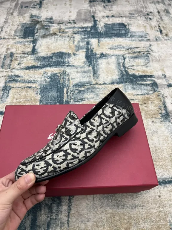View 8 of Monogram Gancini Loafers â€“ Patterned Pattern, Polished Confidence