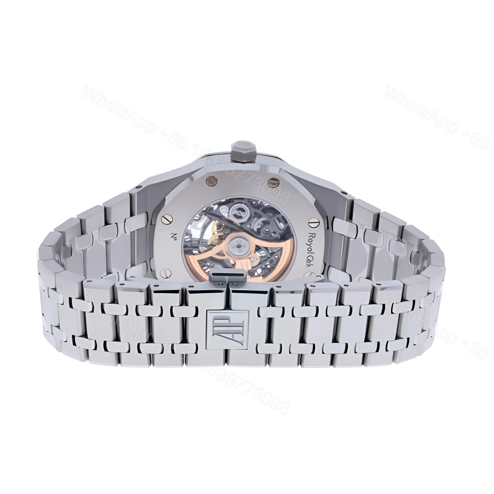 View 3 of Audemars Piguet Royal Oak Double Balance Wheel Openworked 15407ST Replica