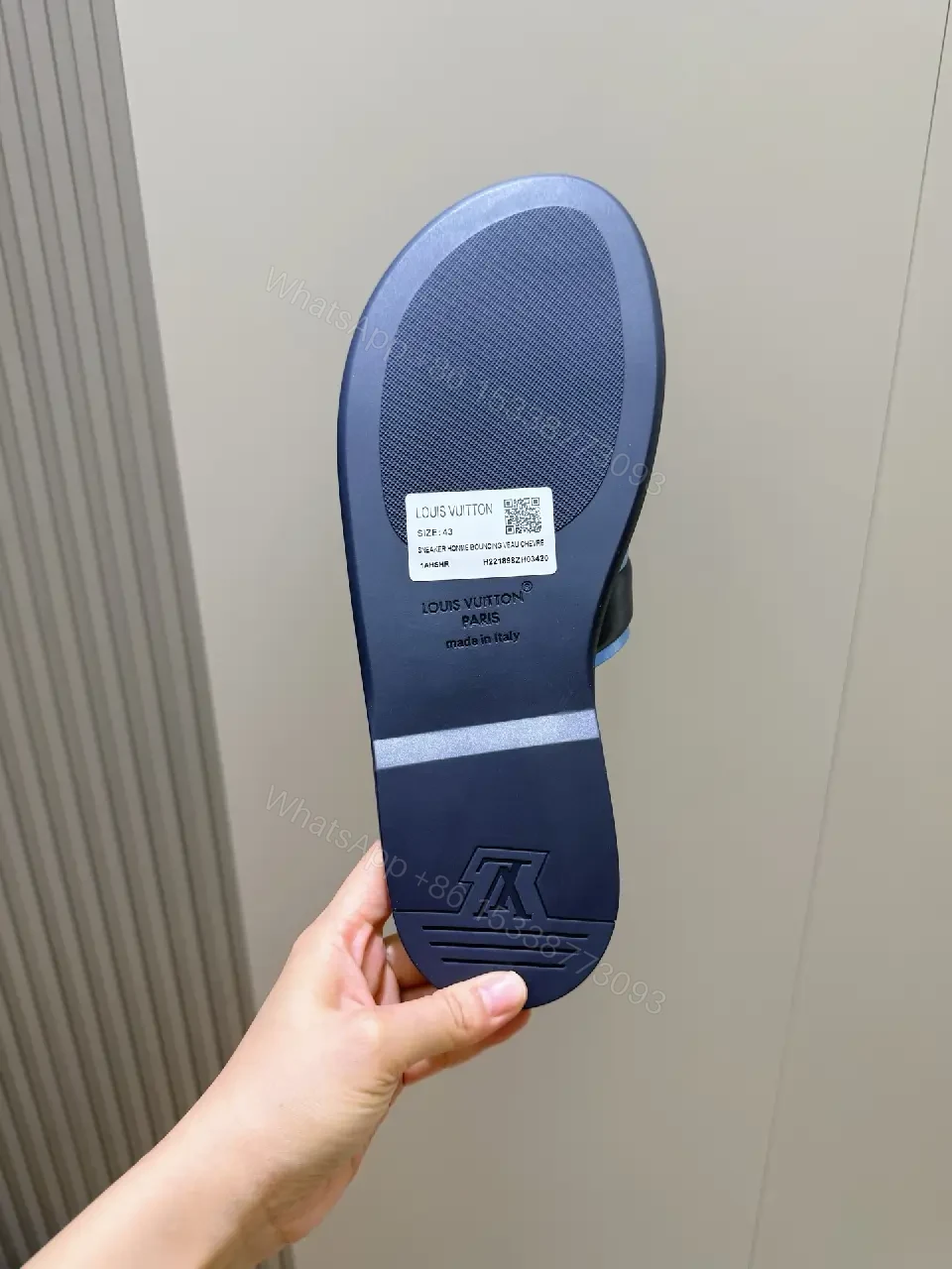 View 7 of Blue Textured Slip-Ons: Subtle Luxury Everyday Comfort