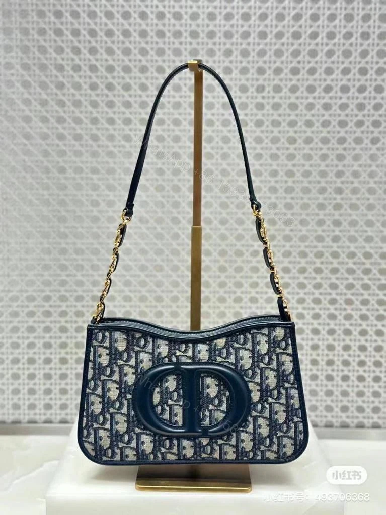 Dior Women Hobo Mini Bag Dior Oblique Jacquard — view 1