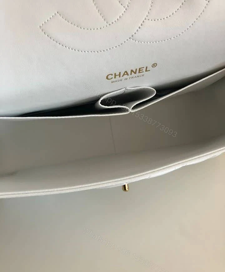 View 9 of Chanel Classic Flap White Bag Dupe