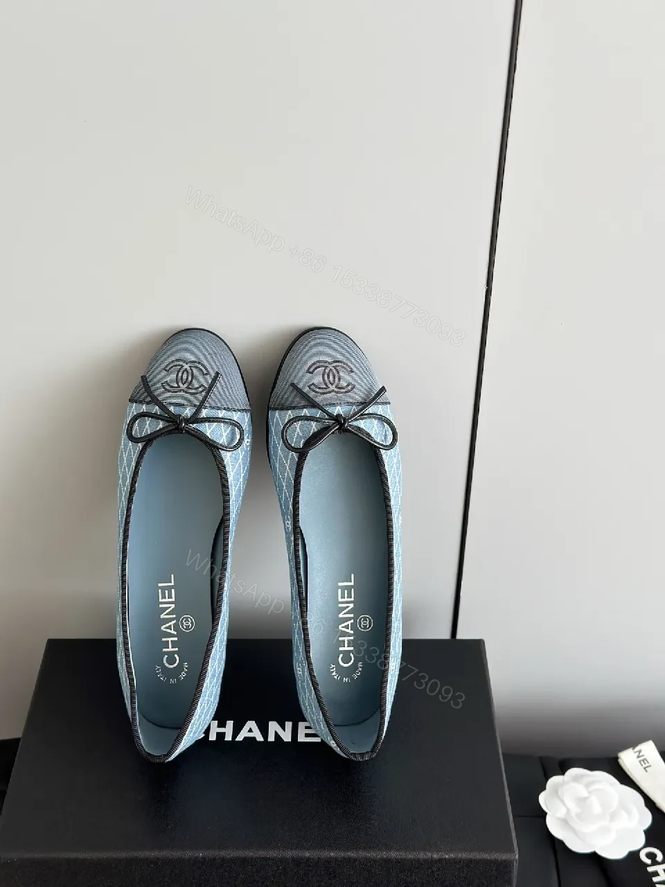 View 5 of Denim Ballet Flats: Subtle Spark, All-Day Grace - Flat Shoes