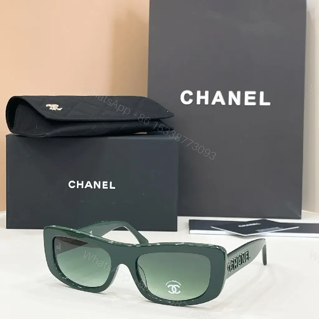 View 9 of Oversized Rectangular Sunglasses in Glossy Acetate with Logo Detail