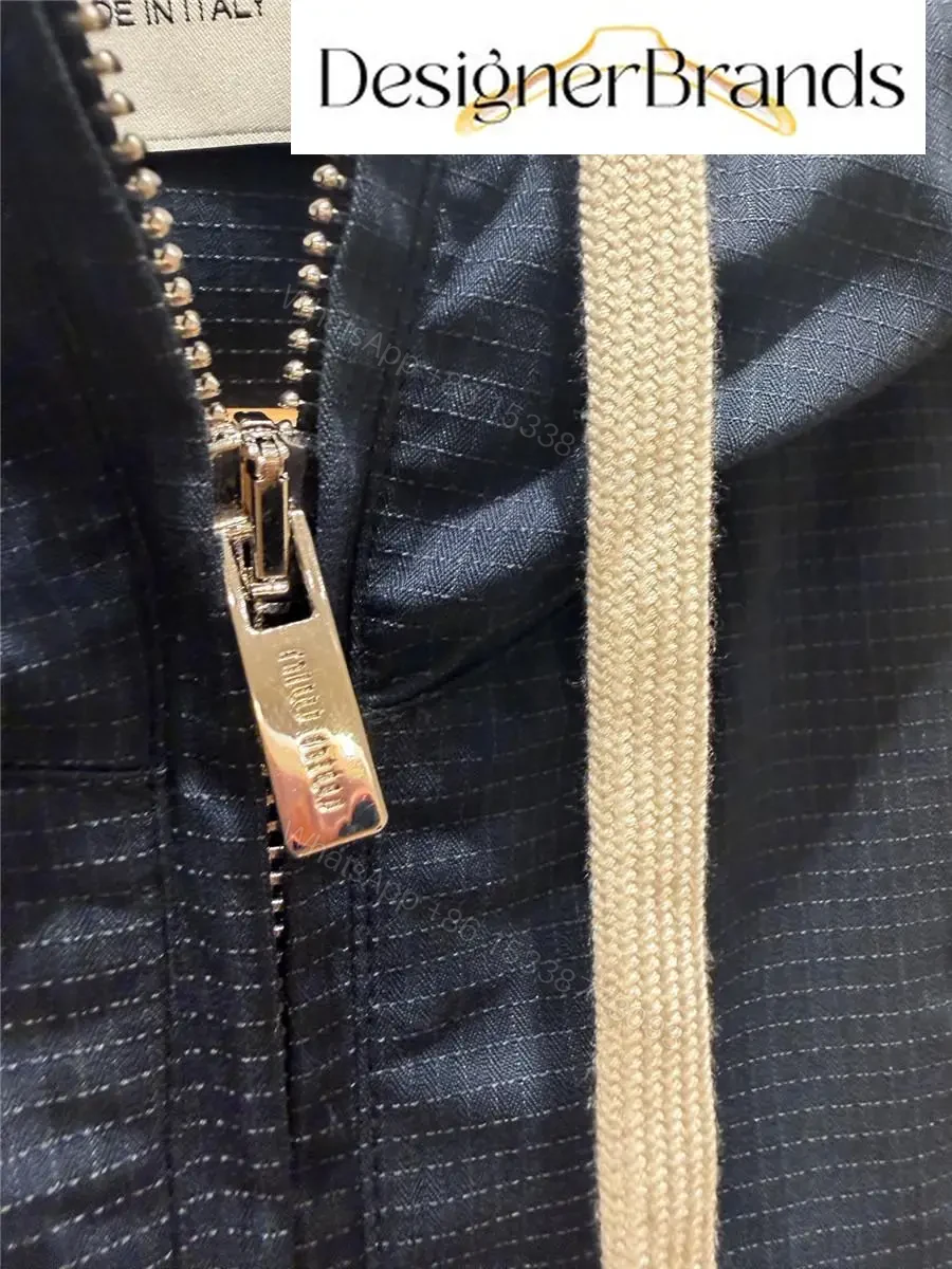 View 6 of Miu Miu Dark Blue Drawstring Hooded Parka