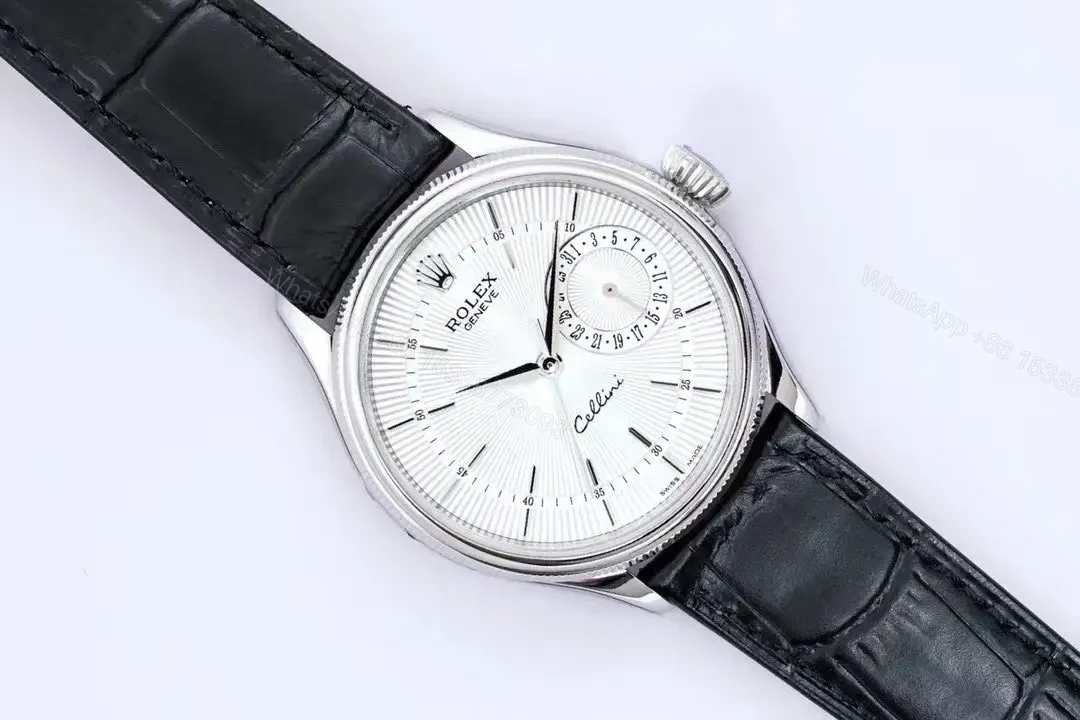 View 3 of Rolex Cellini Date 50519 Silver Dial Replica 39mm 50519-0012