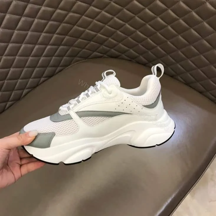 View 5 of B22 SNEAKER TECHNICAL MESH WITH AND CALFSKIN – CD116