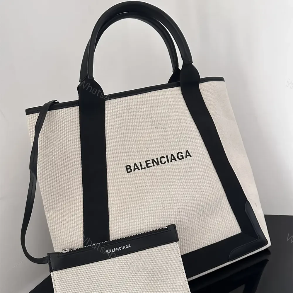 View 5 of 高仿BalenciagaNavyCabas帆布托特包35CM