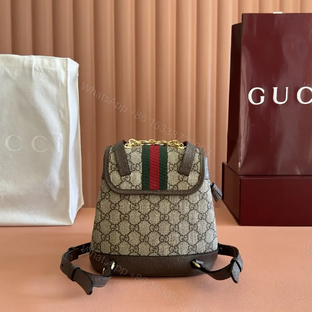 View 7 of Compact Signature Crossbody: GG Supreme, Web Strap, Mini Bag