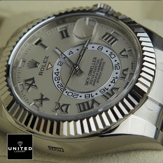 View 7 of Rolex Sky-Dweller 326939 White Dial Oyster Replica