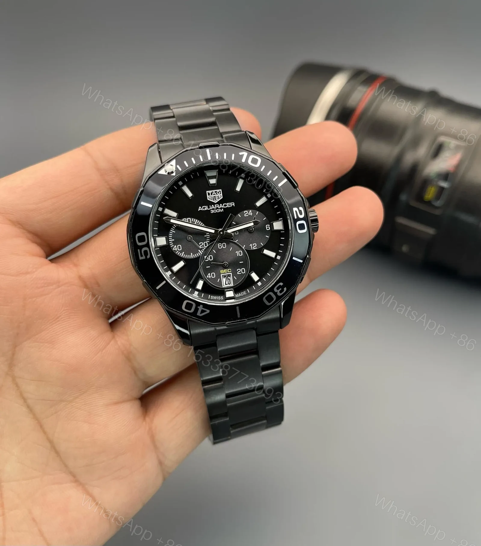 View 2 of Tag heuer Aquaracer Chrono with Rotating Bezel