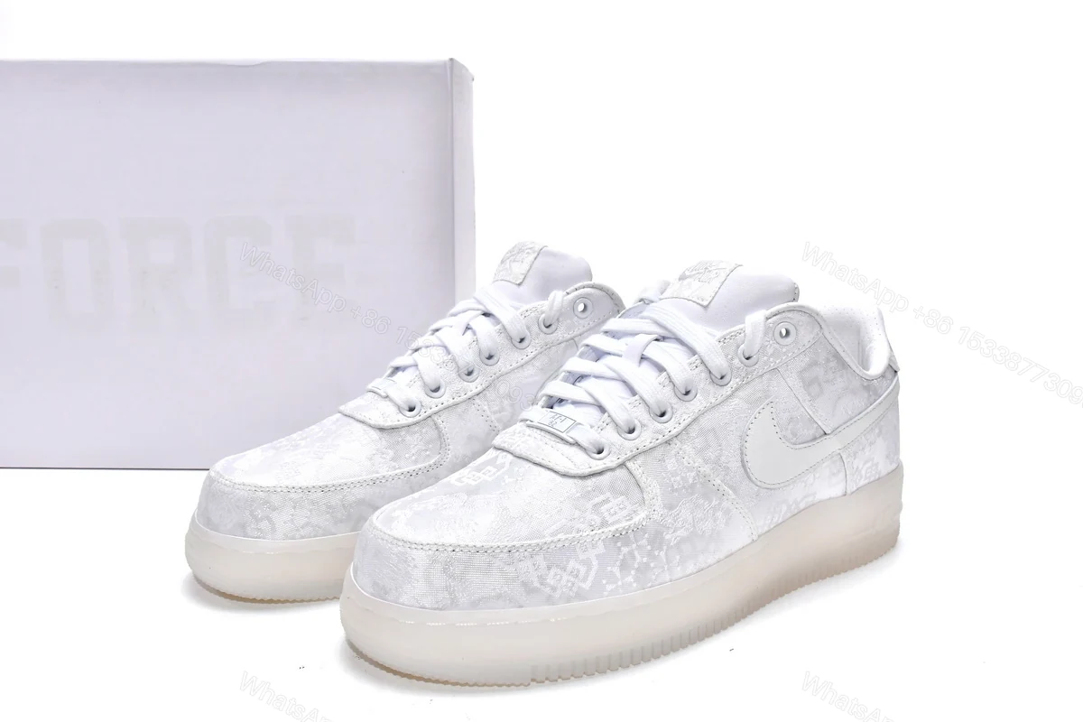 CLOT x Nike Air Force 1 Premium White AO9286-100 — view 2
