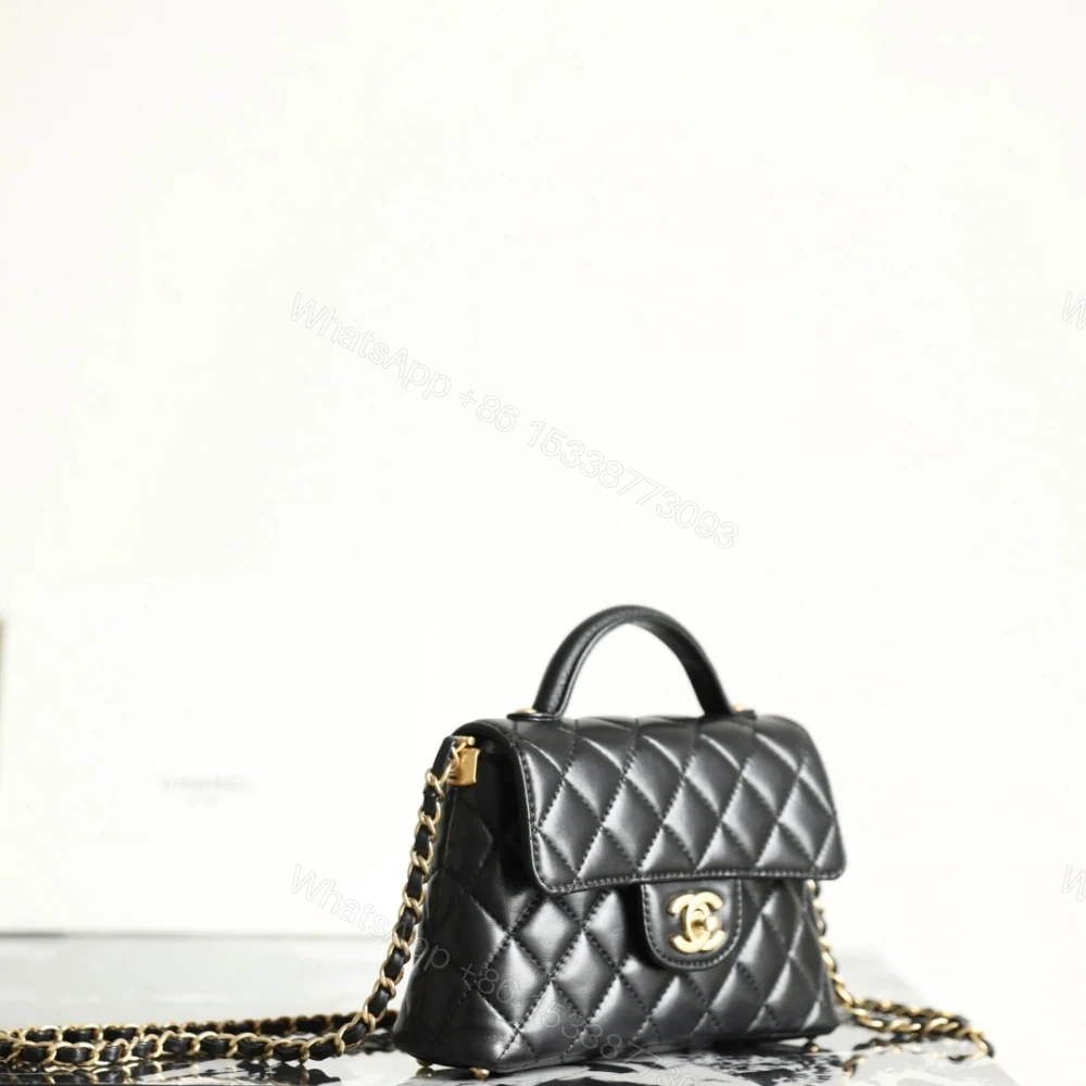 View 4 of 高仿Chanel*25P系列AS5355小羊皮Kelly單肩手提包免檢版