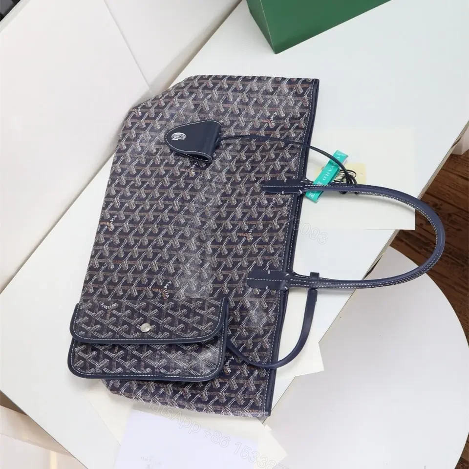 View 4 of 高仿Goyard*STLOUIP3滿印Tote手提袋藍色免檢版小號