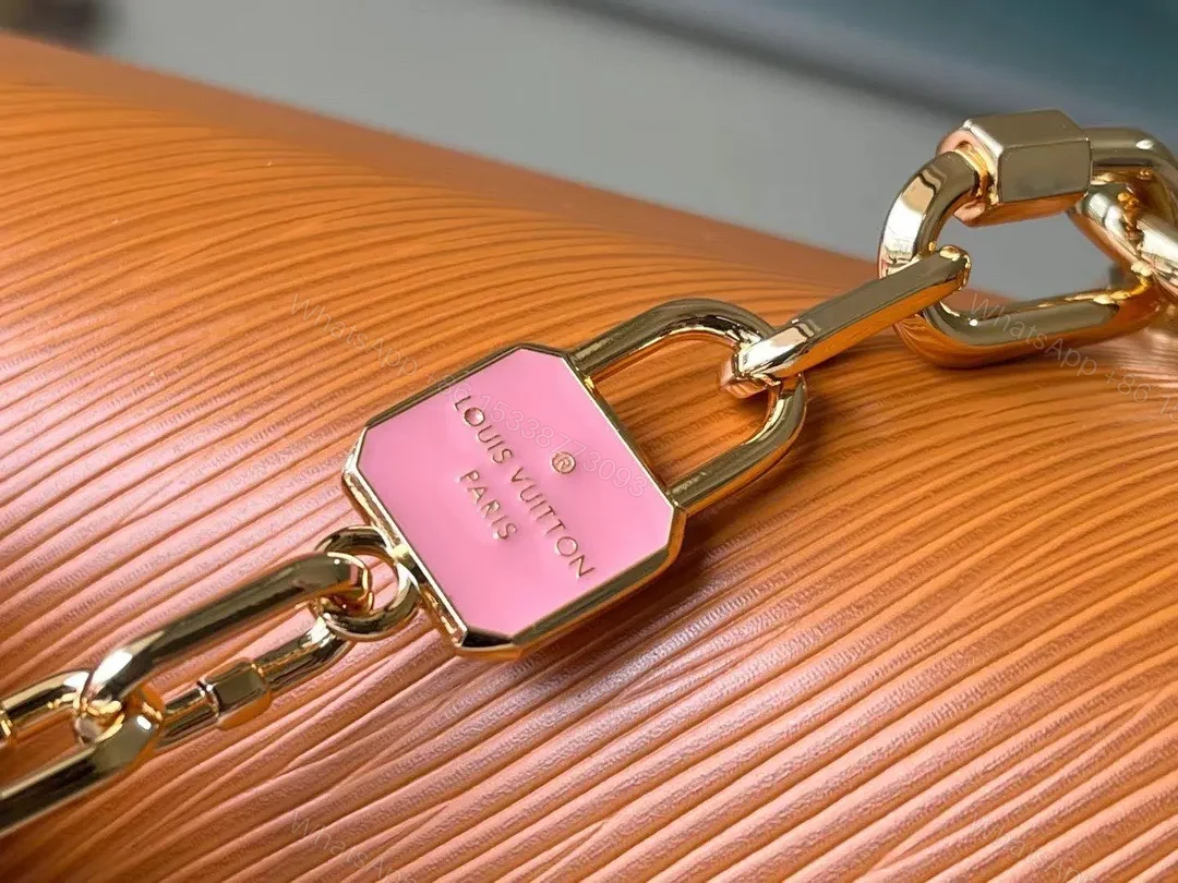 View 6 of Louis Vuitton LV Twist Mini Orange Handbags 23x17x9cm