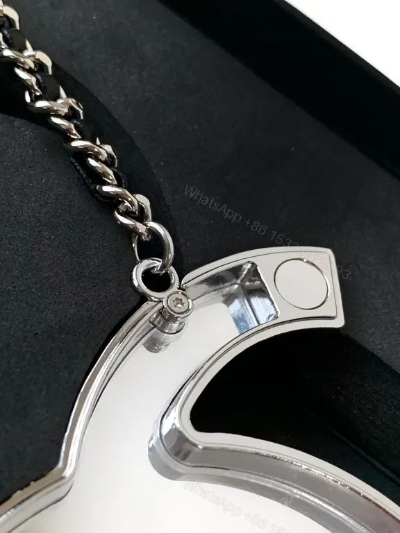 View 7 of Chanel-Inspired Bold Logo Necklace & Chain Set: Luxe Everyday Elegance