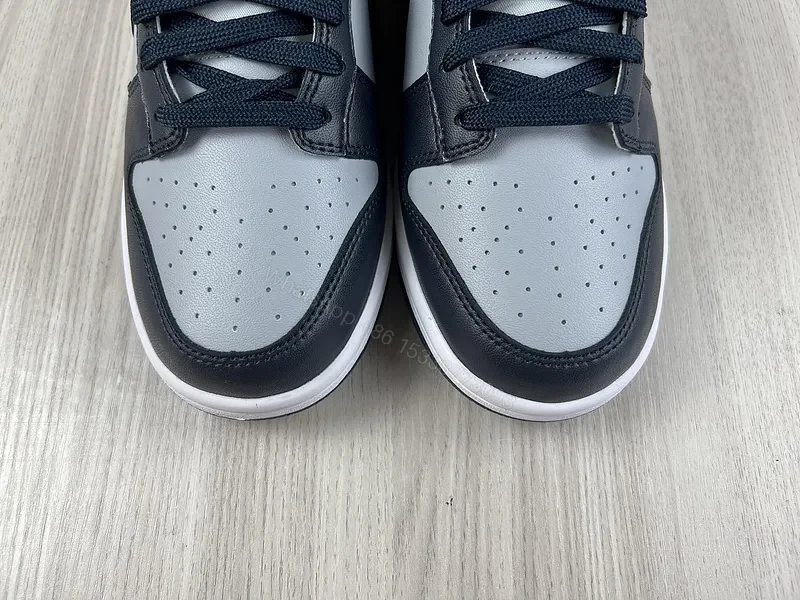View 7 of Premium Black-and-Grey Leather Sneakers: Everyday Luxe Comfort