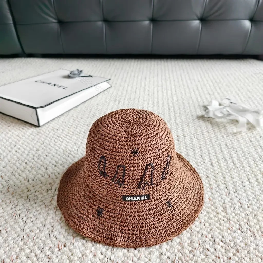 View 6 of Warm Natural Straw Bucket Hat: Luxe Textured Style