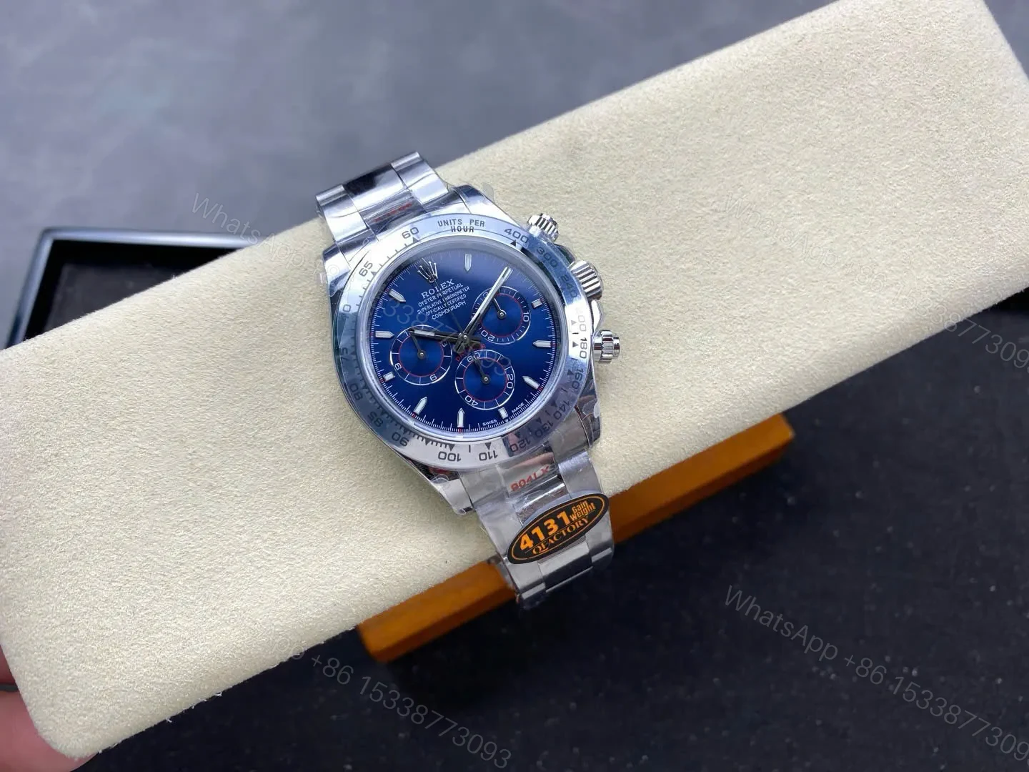 View 6 of Superclone Rolex Daytona 40 mm 126509 Bright Blue Dial