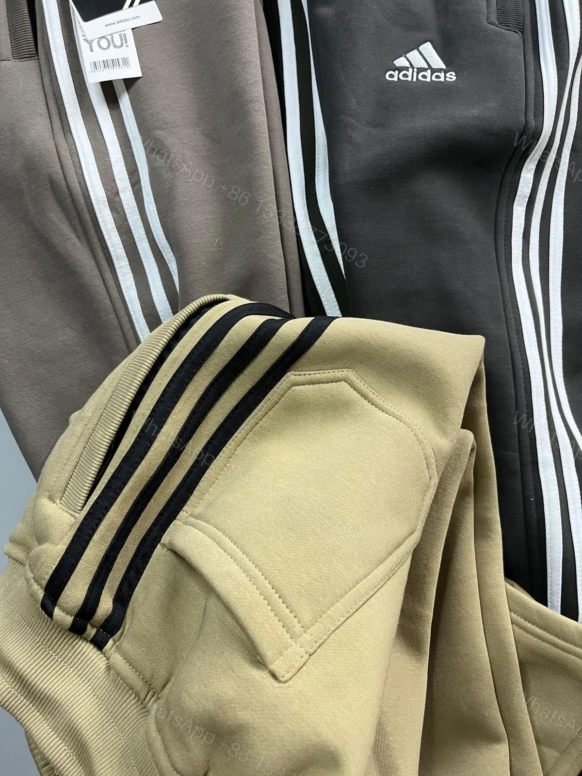View 7 of FIRST COPY ADIDAS 3-THREAD COTTON FLEECE LOWER