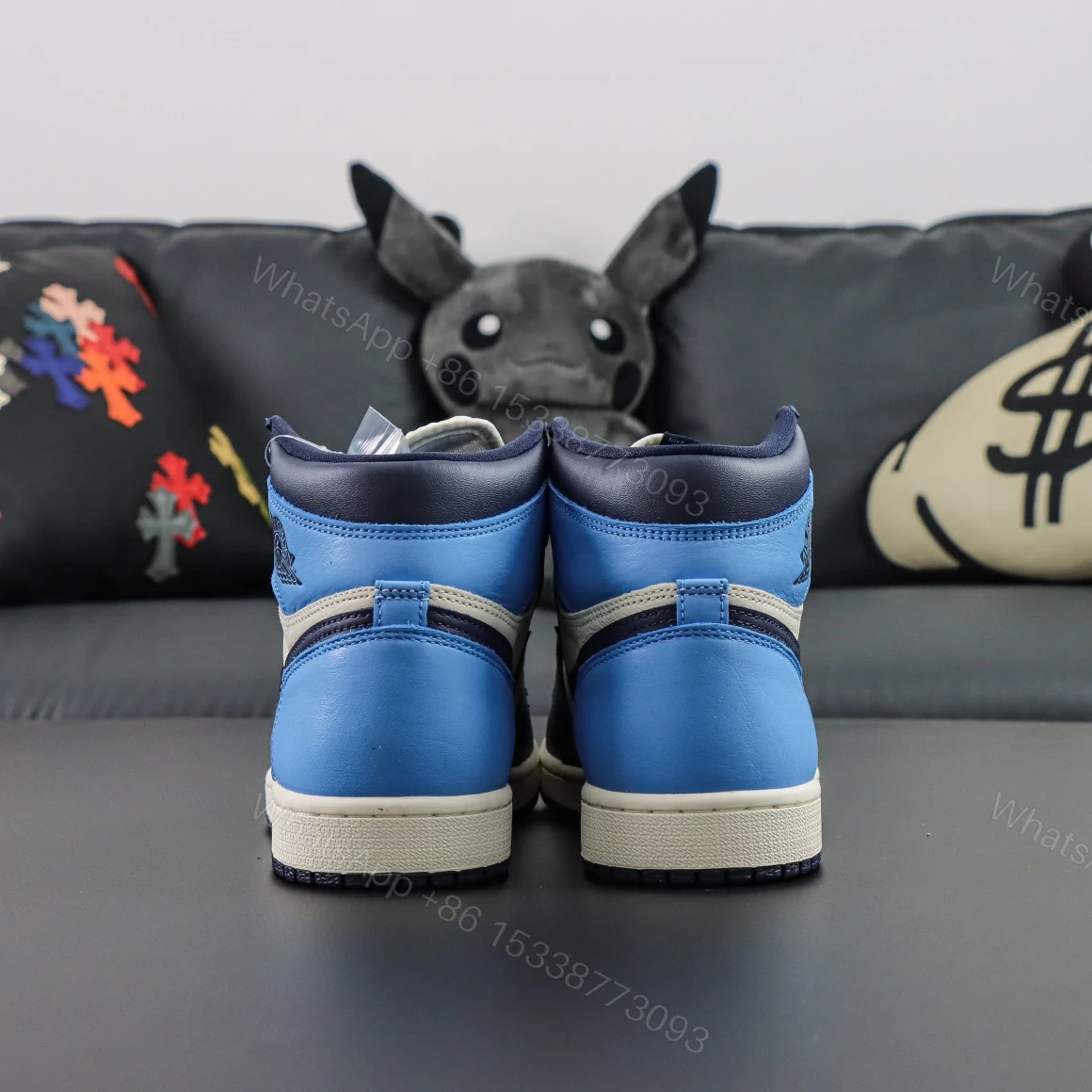 View 7 of Air Jordan 1 Retro High OG “Obsidian” Reps