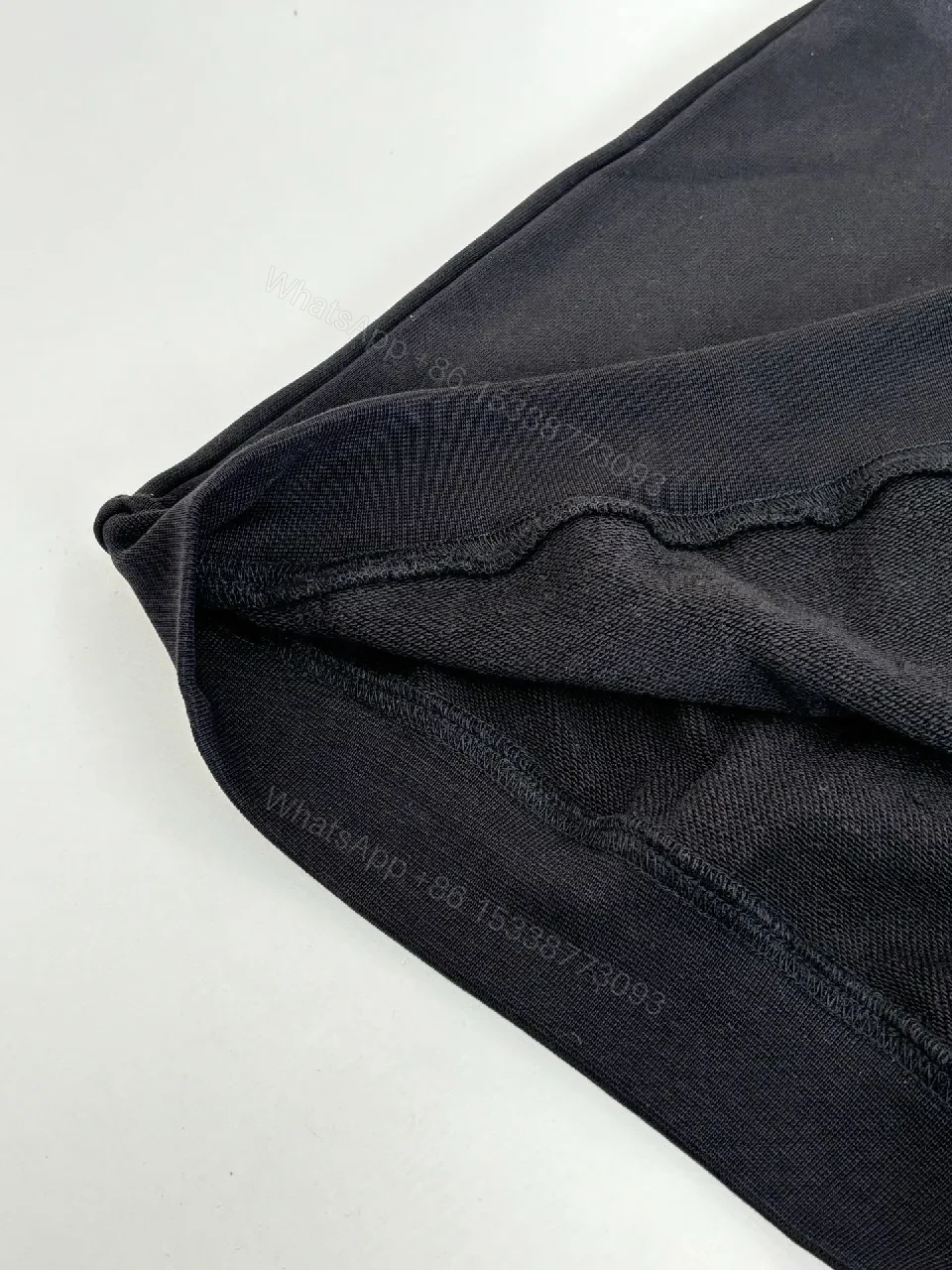 View 9 of Oversized Logo Hoodie: Signature Bold Typography, Black Hoodie
