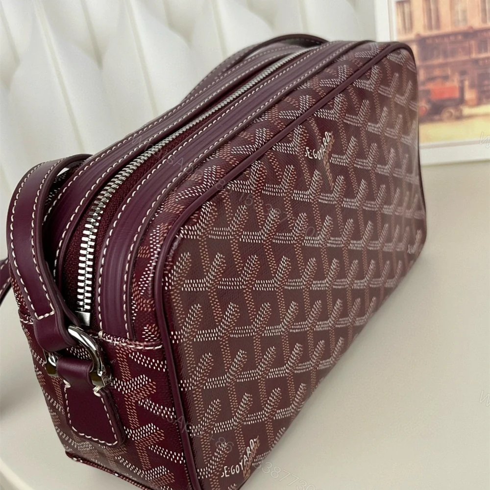 View 7 of 高仿Goyard*CAPVEP9相機郵差包朱紅小號免檢版