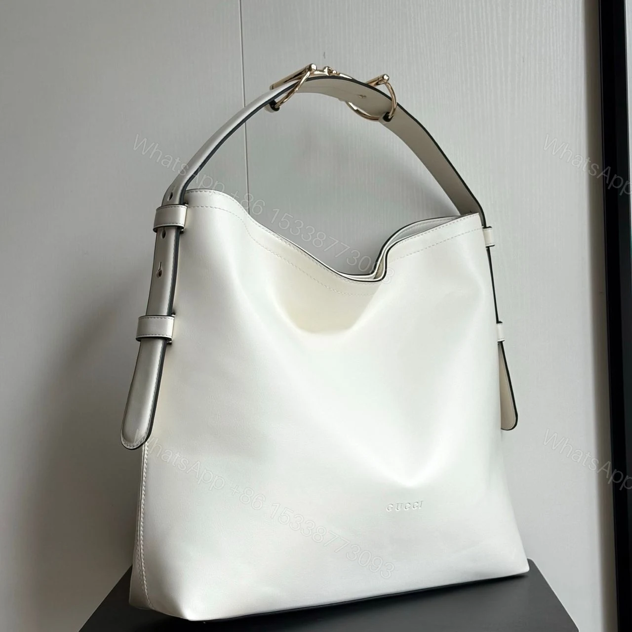 View 3 of Gucci Beatrix Large Tote Bag White 40Cm