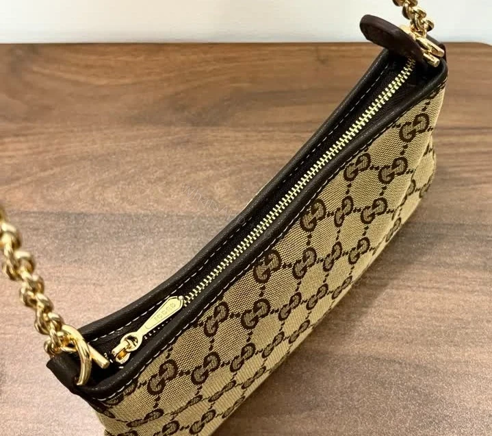 View 4 of Gucci GG Supreme Small Shoulder Bag TB307