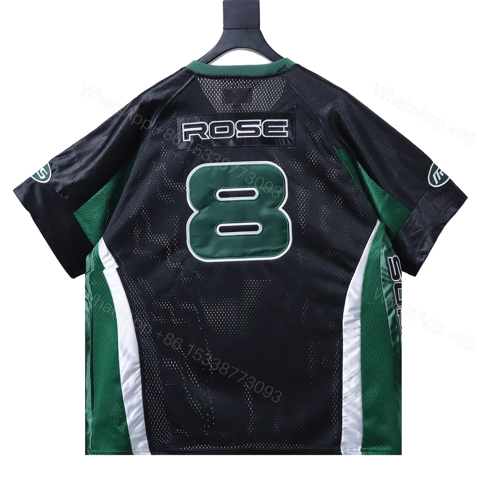 Supreme x Martine Rose Mesh American Style Short Sleeve Football Jersey black — view 2