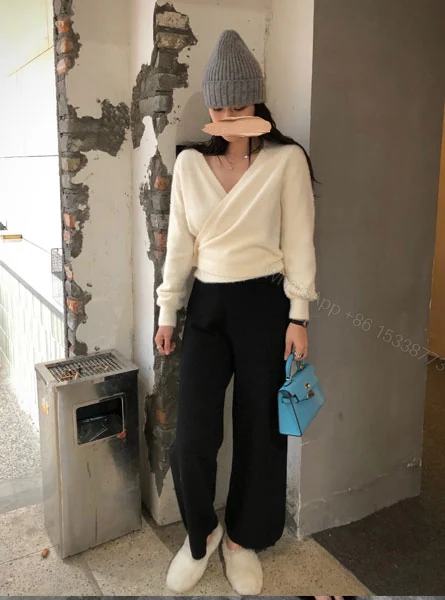 View 3 of Dior\迪奥麻花收口阔腿裤\深黑色