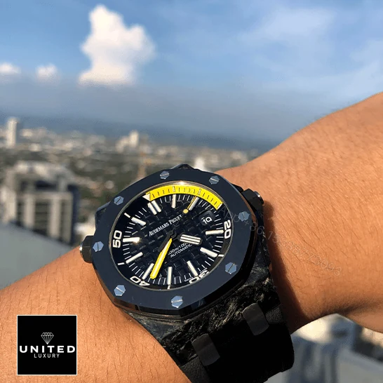 View 6 of Audemars Piguet Royal Oak Offshore 15706AU.OO.A002CA.01 Replica