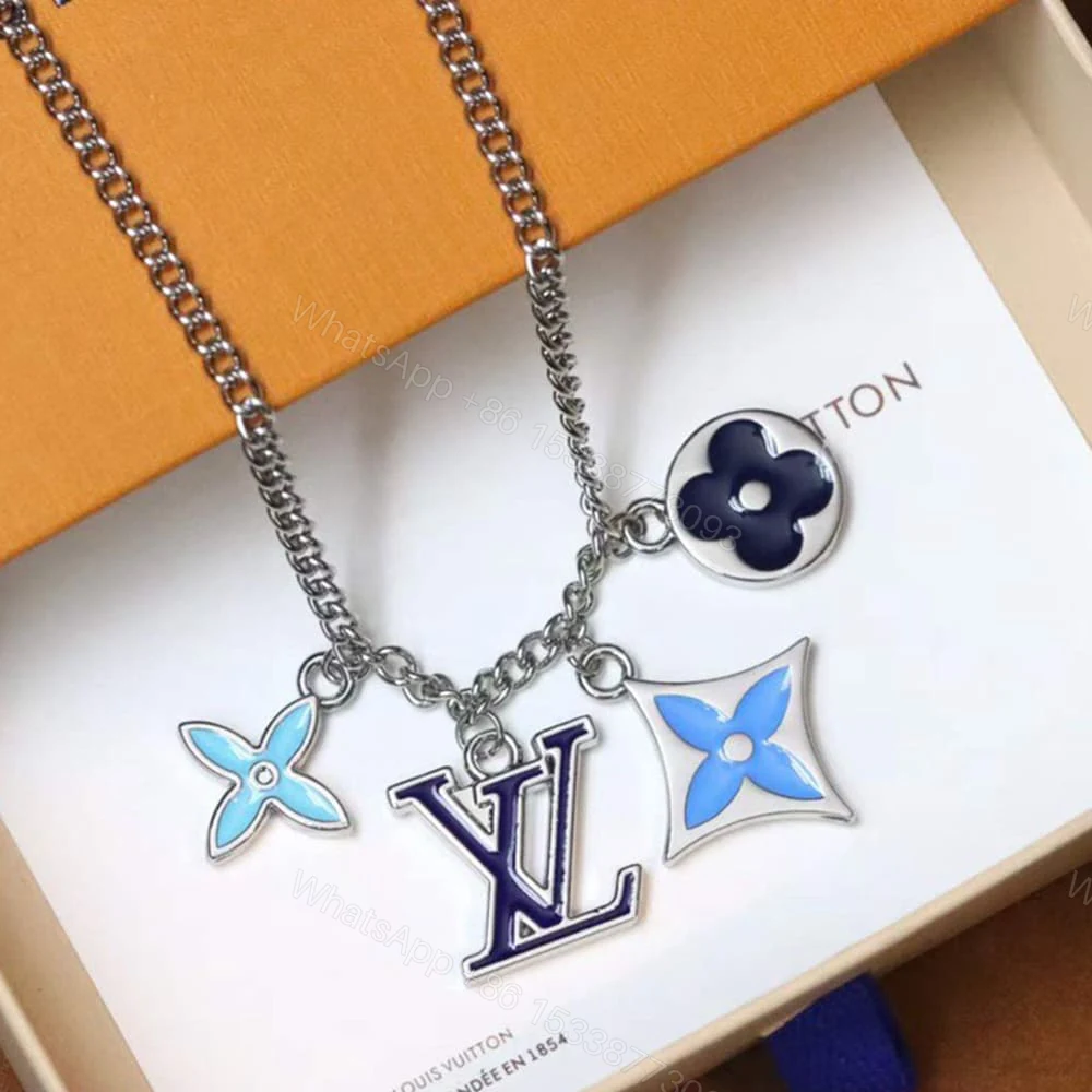 View 3 of LV INSTINCT ENAMELLED Necklace