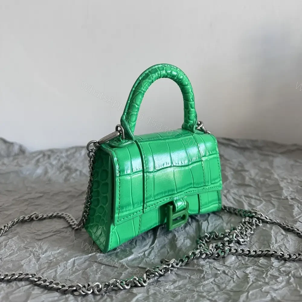 View 3 of 高仿Balenciaga*Nano系列迷你沙漏包綠色