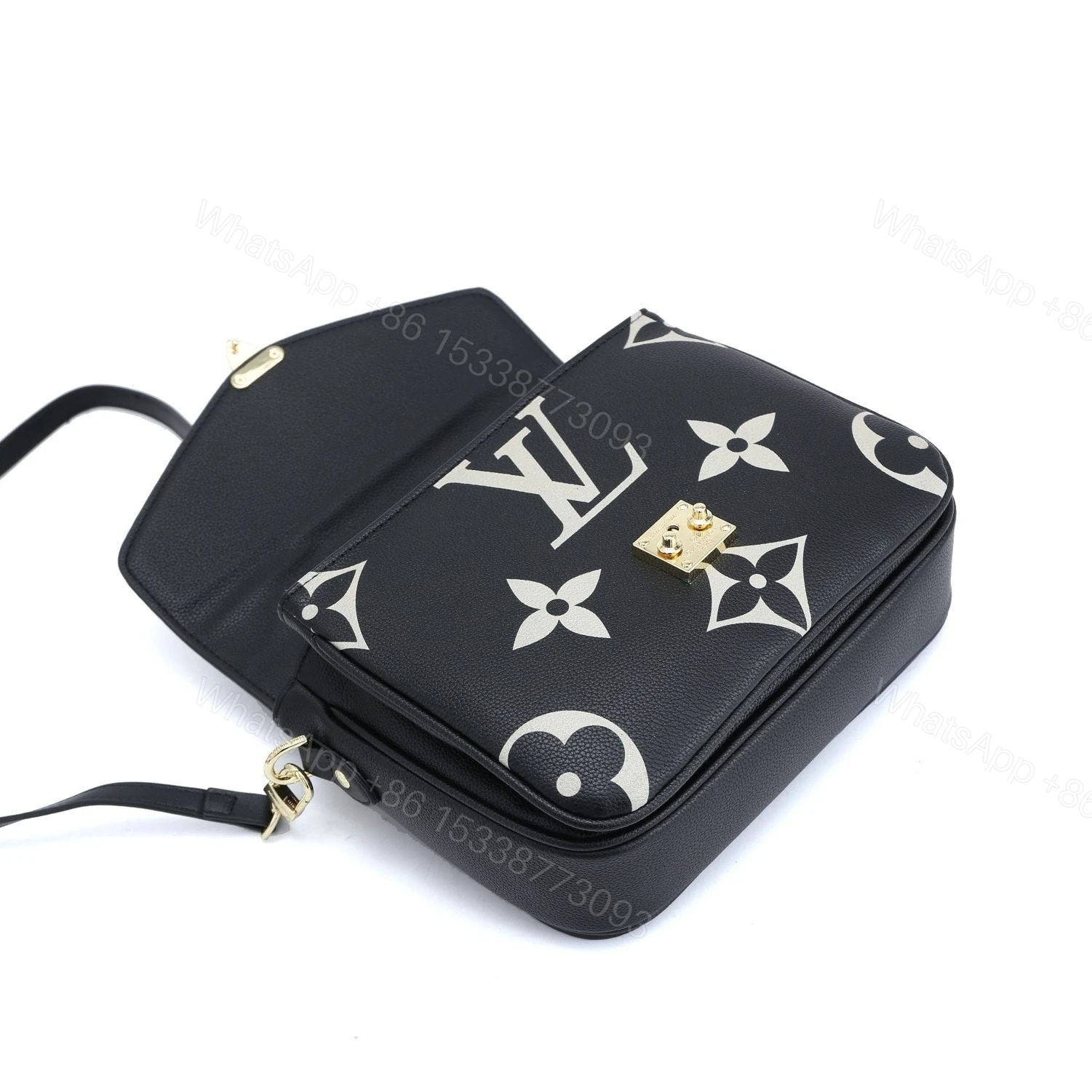 View 3 of Louis Vuitton Crafty Pochette Metis Black