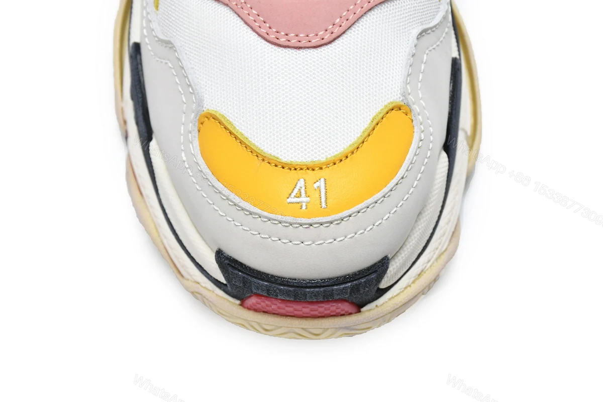 View 8 of Balenciaga Triple S White Light Pink 524038 W09O5 9035