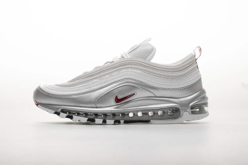 View 9 of Nike Air Max 97 Silver White AT5458-100