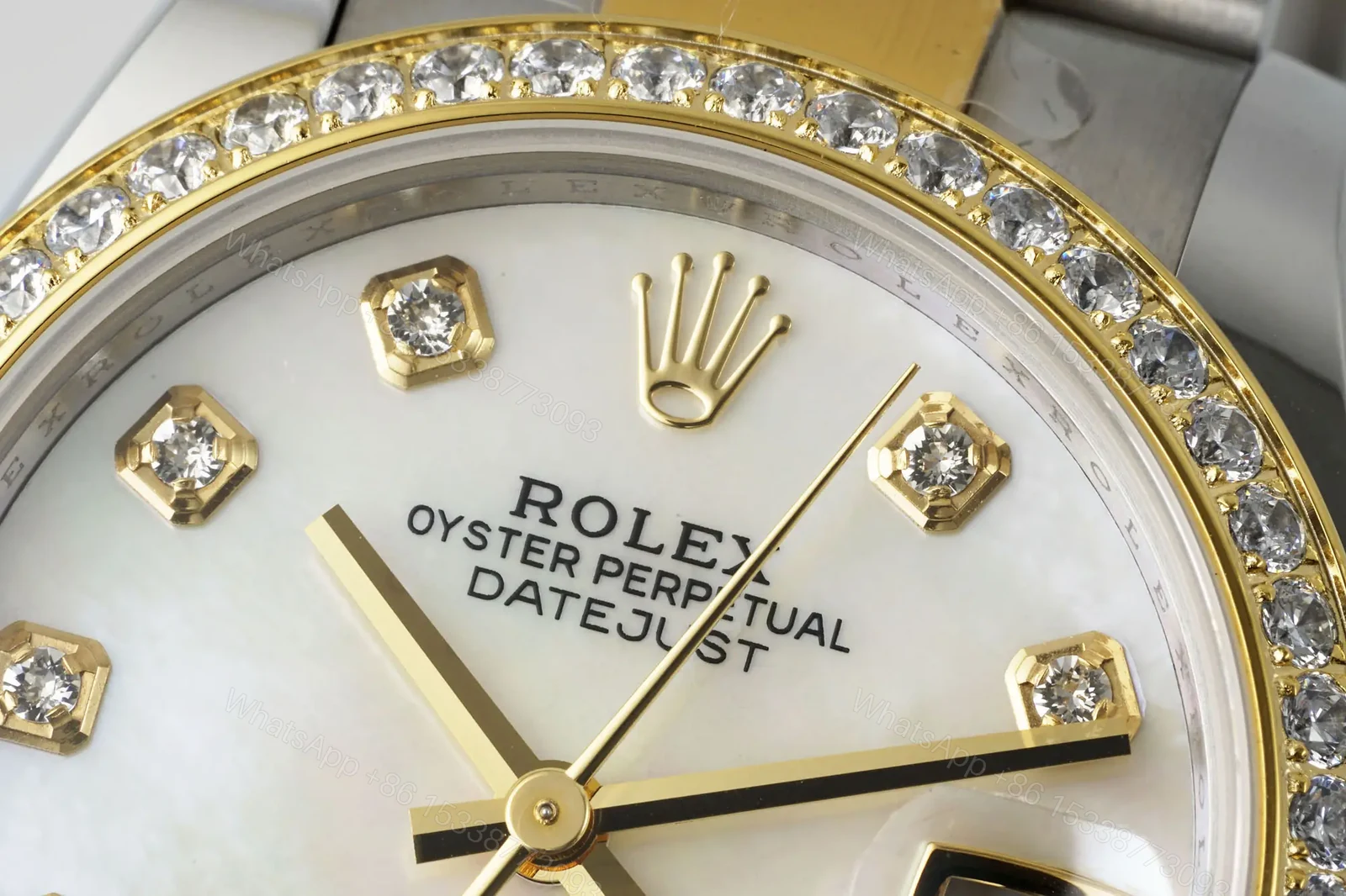 View 4 of Rolex Datejust 31 Stainless Steel Yellow Gold Diamond White – Roman Dial Oyster 278383RBR-0001