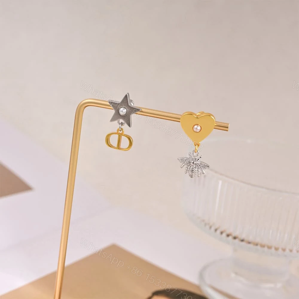 View 5 of DIOR Petit CD Lucky Charms Earrings