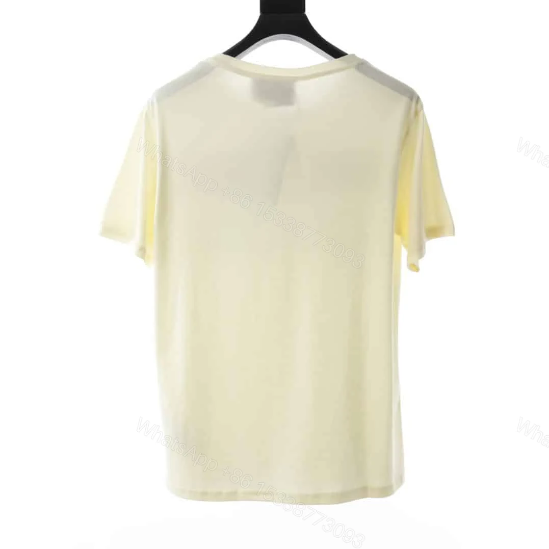 View 2 of GUCCI EMBROIDERED BELT LOGO SHORT SLEEVE WHITE T SHIRT