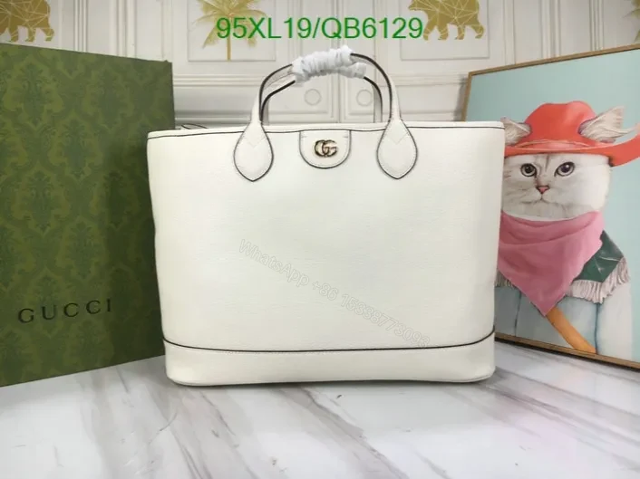 View 6 of Gucci Black Ophidia Medium Top Handle Bag QB6129 – Designer Inspired Elegance