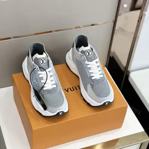 View 9 of LOUIS VUITTON RUN 55 SNEAKERS IN GREY – LSVT357