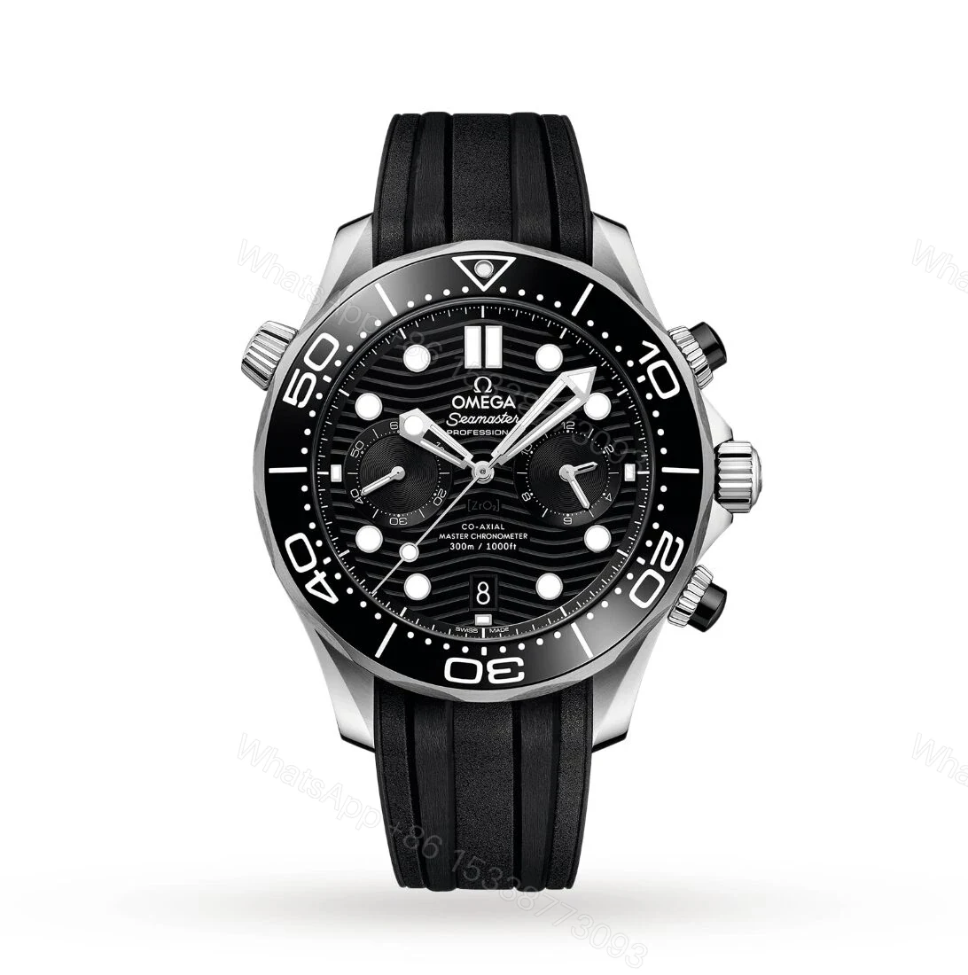 Replica Clone Omega Diver Master Chronograph Black — view 1
